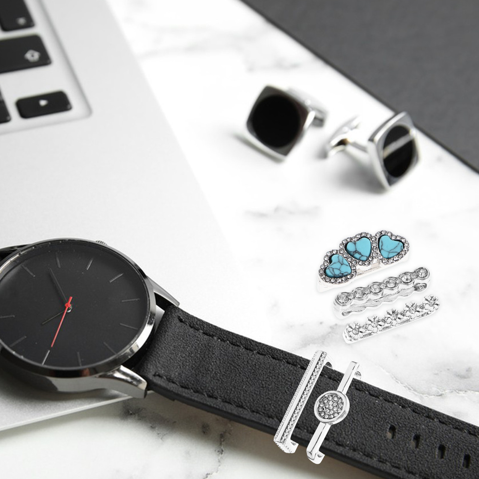 Smartwatch - Set di 5 Anelli Decorativi in