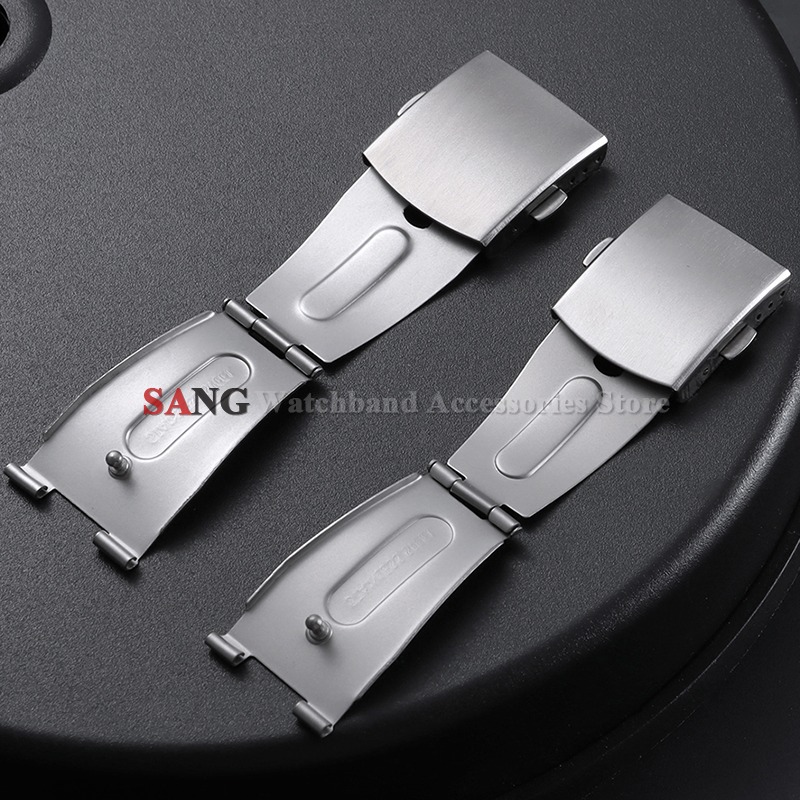 Jewelry Watches Silver - Fibbia Pieghevole in Acciaio Inossidabile 12/14/16/18/20/22mm,