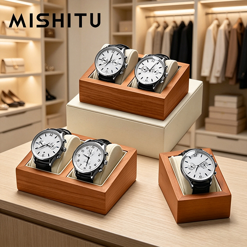 Jewelry Watches For Men - MISHITU Scatola Porta Orologi in Legno