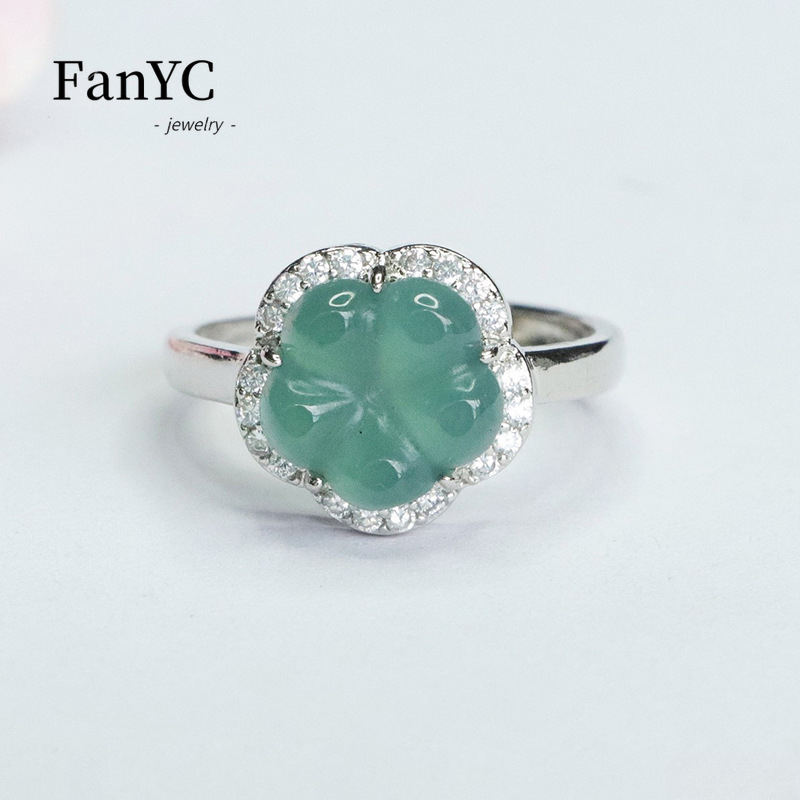 Luxury Gifts Jewelry & Watches Namfleg Mostar - Anello con fiore d'acqua blu in