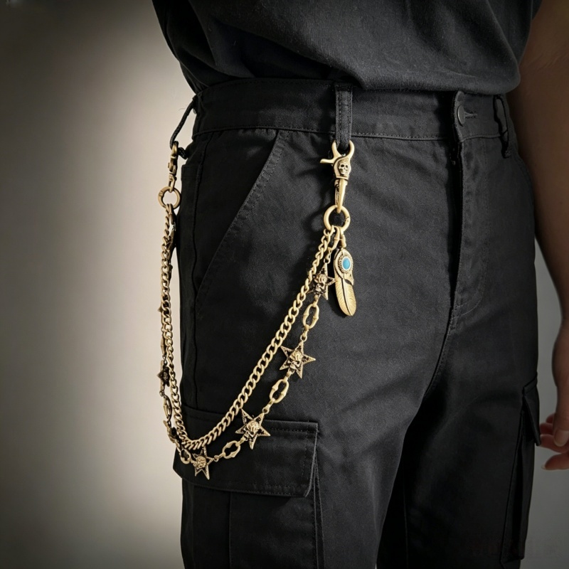 Hip Hop Chain Necklace - Catena da Pantaloni Hip Hop Punk