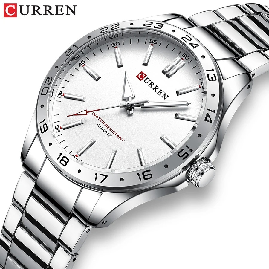Jewelry Watches Silver - CURREN 8452 Orologio da Polso da