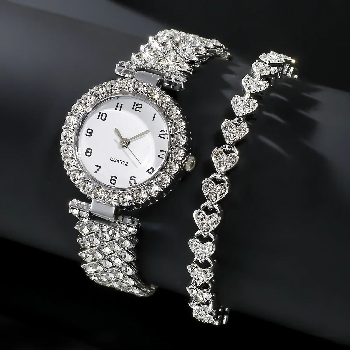 Jewelry Watches Silver - 1 pz/2 pezzi set di orologi