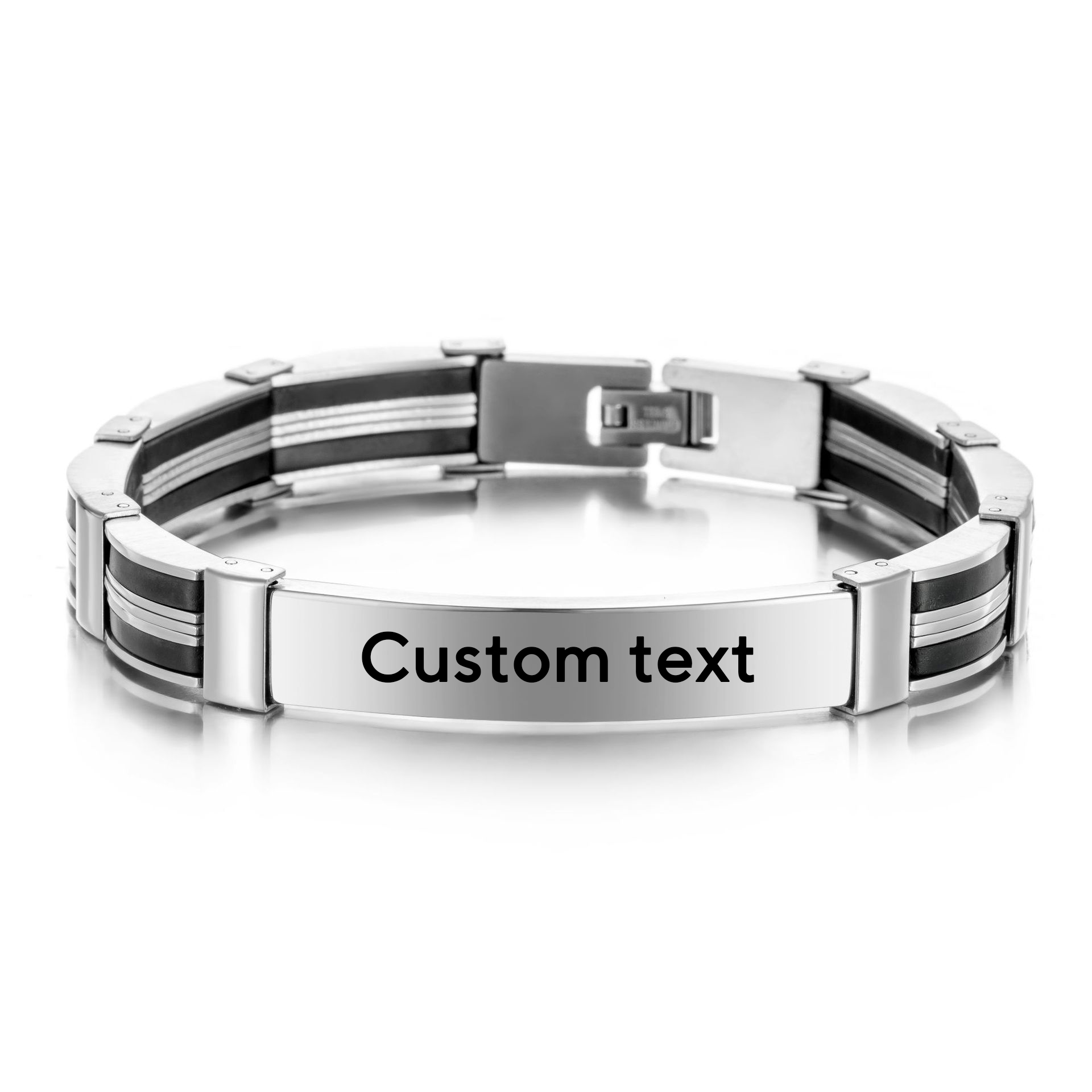 Jewelry Watches For Men - Bracciale personalizzato in acciaio inossidabile con