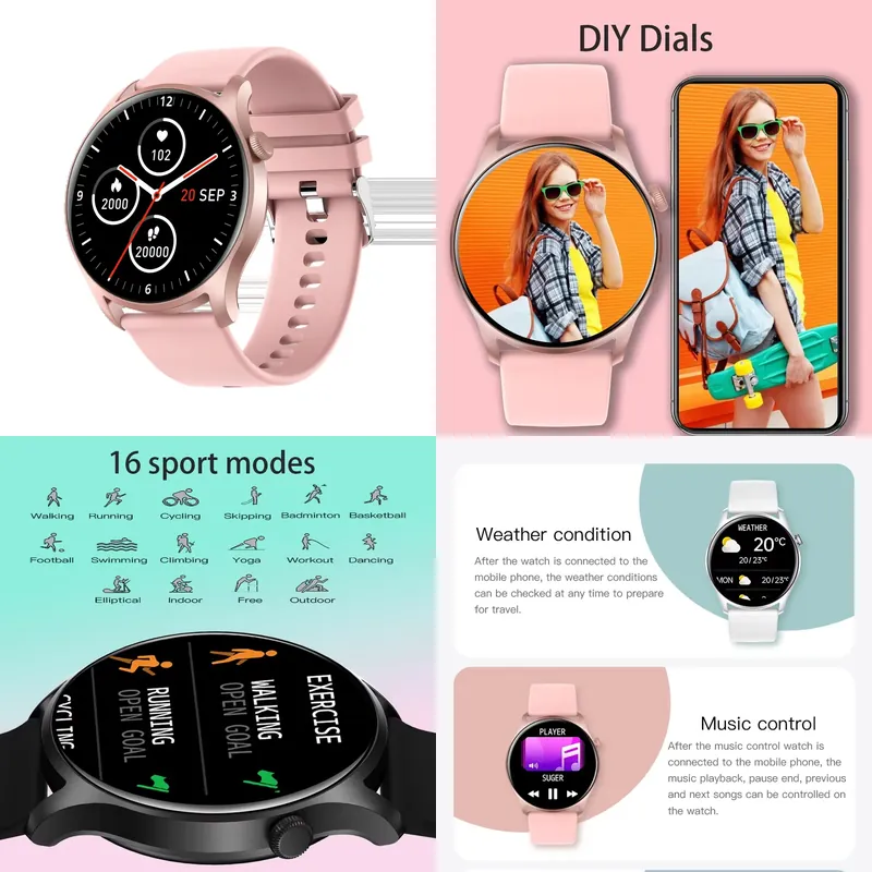 Smartwatch - SENBONO MAX8 Smartwatch per Uomo e