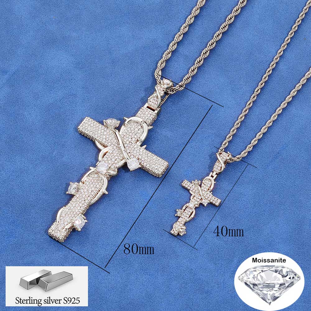 Hip Hop Chain Necklace - NUOYA Collana con Pendente di Lusso
