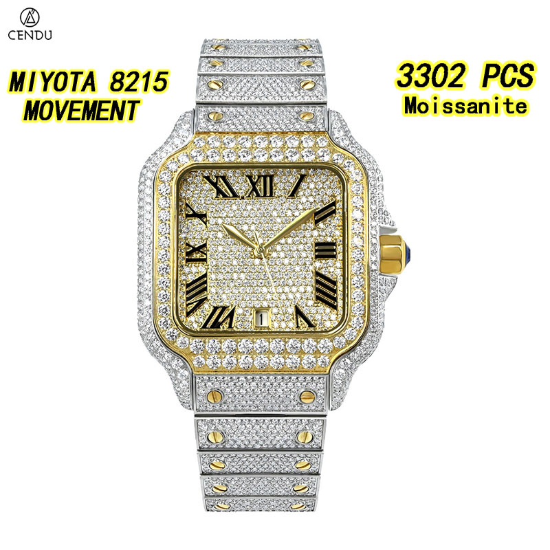 Vvs Jewelry Watches - Orologio di Lusso VVS Moissanite per
