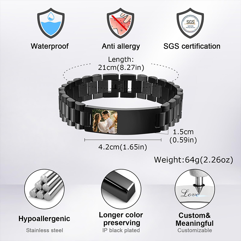 Immagine personalizzata Bracci - Jewelry Watches For Men recensione e prezzo