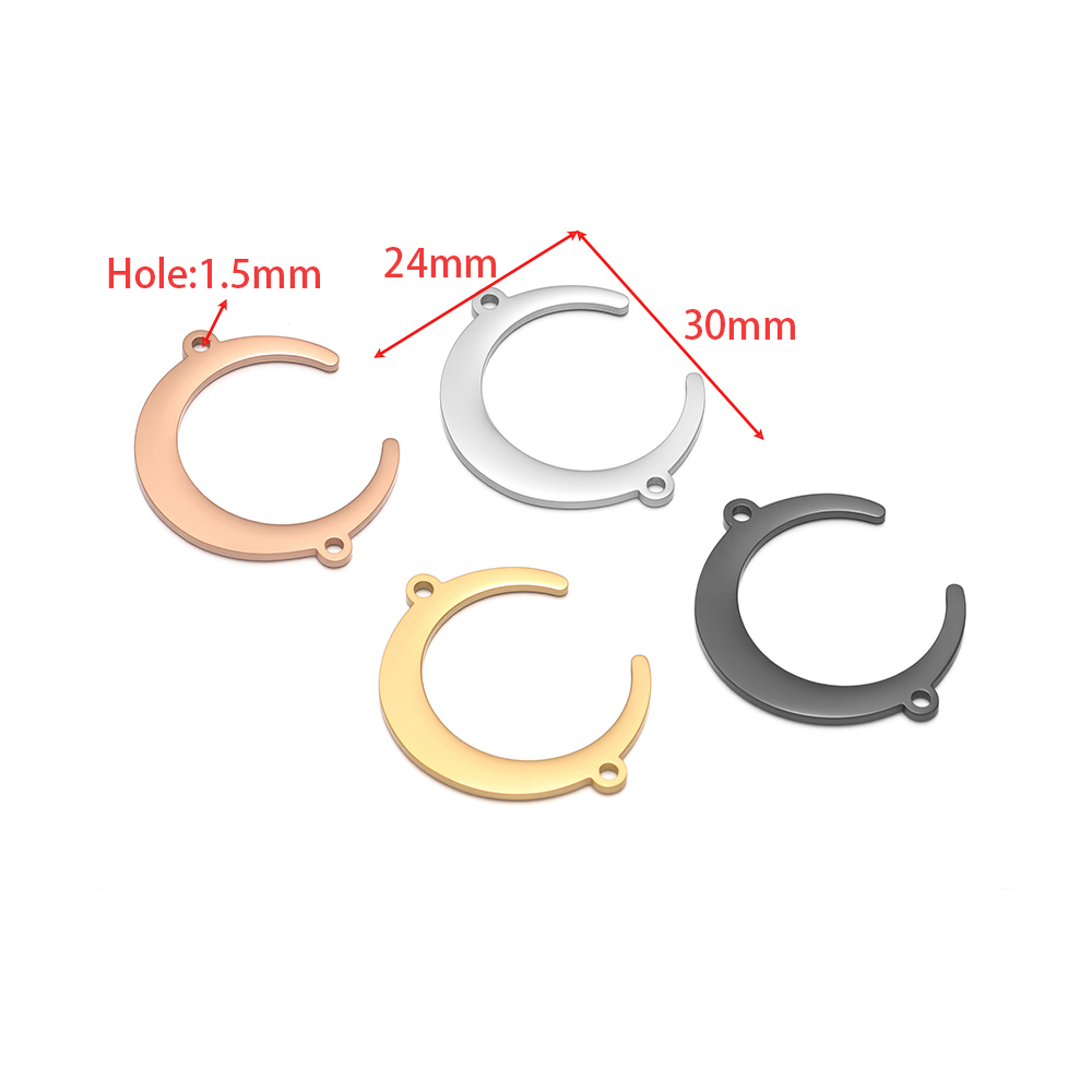 5 pezzi in acciaio inossidabil - Moon Star Earrings recensione e prezzo