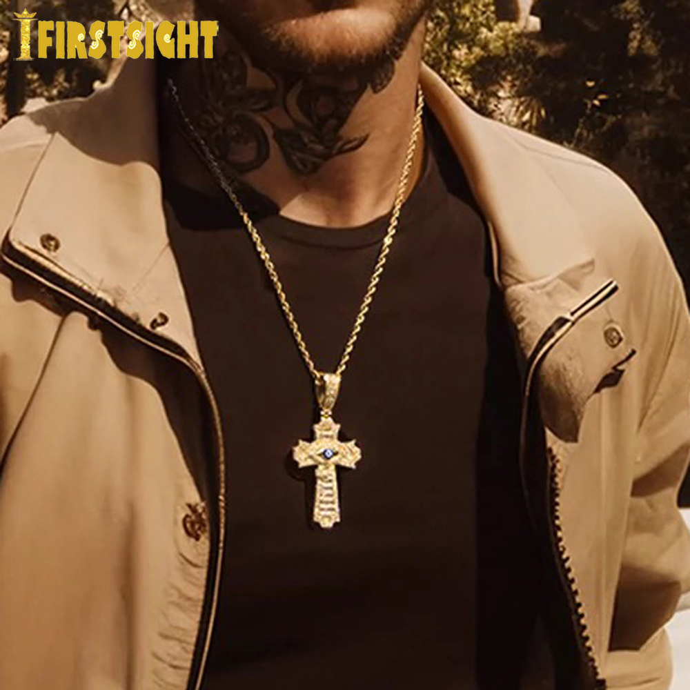 Collana con Croce Iced Out da  - Hip Hop Chain Necklace recensione e prezzo